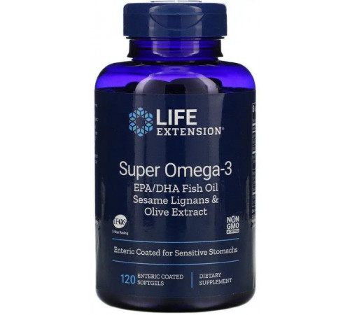 Супер омега-3 Life Extension Omega Foundations 120 капс