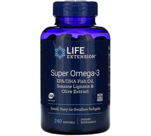 Омега-3 Life Extension Super Omega-3 240 капс