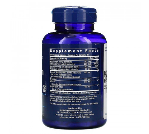 Вітаміни для щитовидної залози Life Extension Thyroid  60 кап