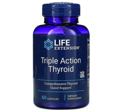 Вітаміни для щитовидної залози Life Extension Thyroid  60 кап