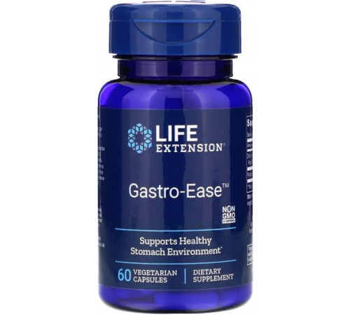 Відновлення мікрофлори шлунка Life Extension Gastro-Ease 60 кап