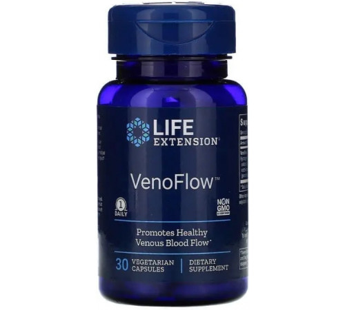 Венозний кровотік: підтримка і здоров'я Life Extension VenoFlow 30 капс