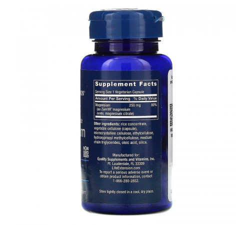 Магній Life Extension Magnesium 60 капс
