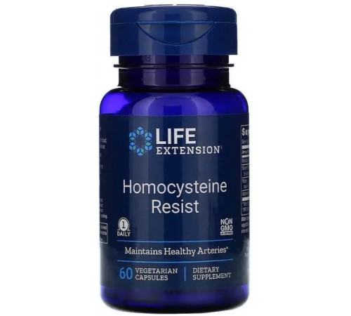 Резистентність гомоцистеїну Life Extension Homocysteine Resist 60 капс