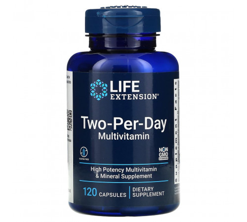 Вітаміни Life Extension Two-Per-Day Multivitamin 120 капс