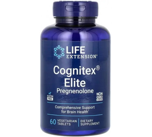 Поліпшення роботи мозку Life Extension Cognitex Elite Pregnenolon 60  таб