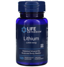 Литий Life Extension Lithium 1000 мкг 100 капс