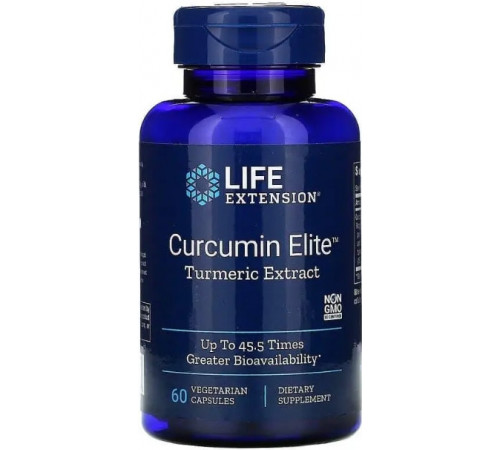 Куркума Life Extension Curcumin Elite Turmeric Extract 60 капс
