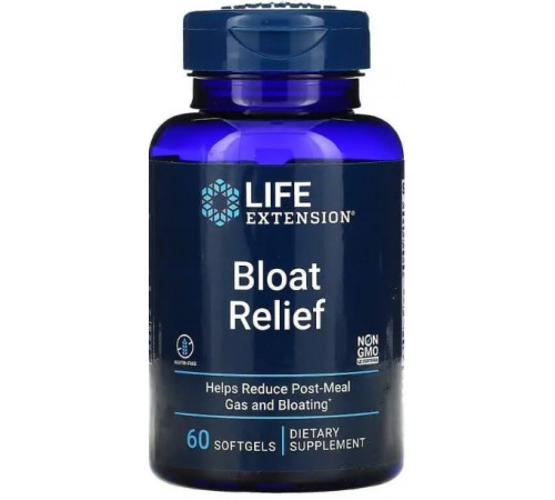Засіб від здуття живота Life Extension Bloat Reliefe 60 капс