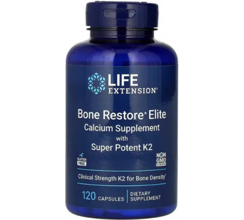 Вітаміни та мінерали для кісток Life Extension Bone Restore Elite 120 капс