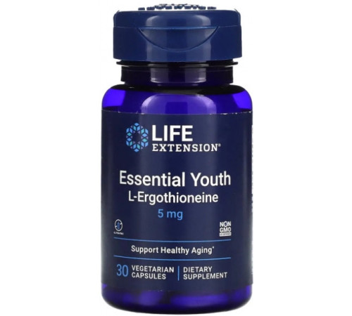 L-ерготіонеїн Life Extension Essential Youth L-Ergothioneine 5 мг 30 капс