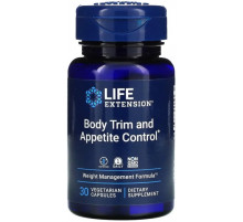 Зниження ваги та контроль апетиту, Body Trim and Appetite Control, Life Extension, 30 вегетаріанських капсул
