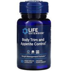 Зниження ваги та контроль апетиту, Body Trim and Appetite Control, Life Extension, 30 вегетаріанських капсул