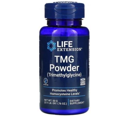Триметилгліцин Life Extension TMG (Trimethylglycine) 50 г