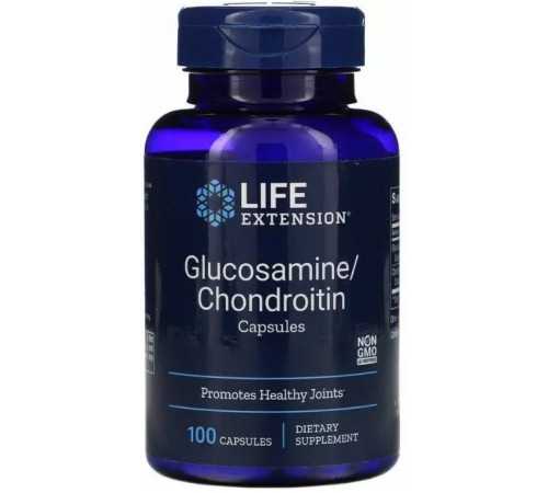 Глюкозамин хондроитин Life Extension Glucosamine/Chondroitin 100 капсул