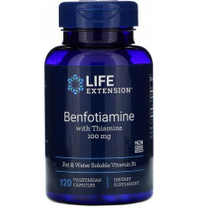 Бенфотіамін Life Extension Benfotiamine 100 мг 120 капсул