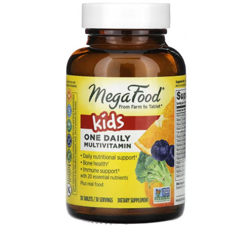 Вітаміни для дітей MegaFood Kid's One Daily 30 таблеток