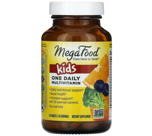 Вітаміни для дітей MegaFood Kid's One Daily 60 таб
