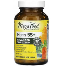 Вітаміни для чоловіків 55+ Mega Food Multivitamin & Mineral 60 таблеток