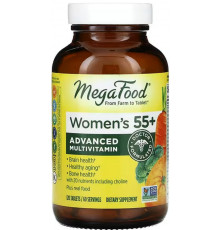 Мультивітаміни для жінок 55+ MegaFood Multi for Women 120 таб