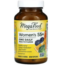 Мультивітаміни і мінерали для жінок 55+  MegaFood Women Over 55 60 таб