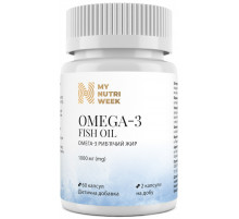 Омега-3 риб'ячий жир My Nutri Week Omega-3 Fish Oil 60 капс