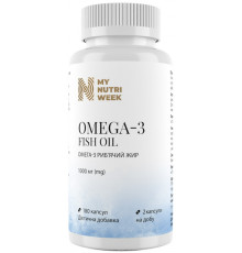 Омега-3 риб'ячий жир My Nutri Week Omega-3 Fish Oil 180 капс