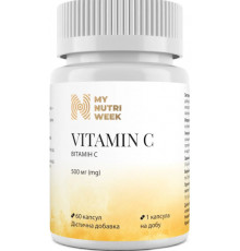 Вітамін С (аскорбінова кислота) My Nutri Week Vitamin C 500 мг 60 капс