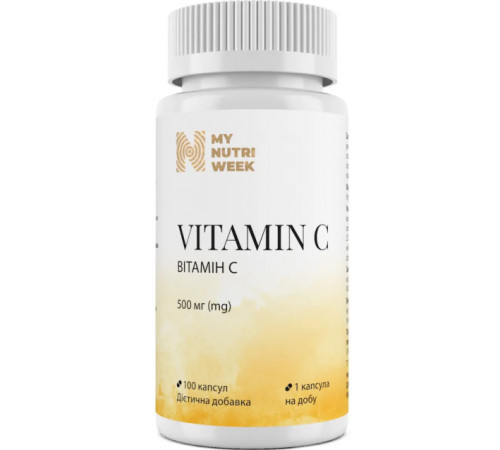 Витамин C (аскорбиновая кислота)  My Nutri Week Vitamin C 500 мг 100 капс