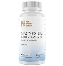 Магній та вітамін В6 399 мг My Nutri Week Magnesium with Vitamin B6 150 капс