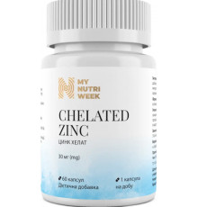 Цинк хелат Chelated Zinc My Nutrі Week 60 капс