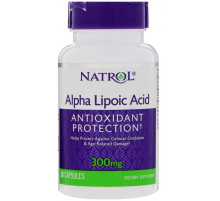 Альфа-липоевая кислота Natrol Alpha Lipoic Acid 300 мг 50 капс