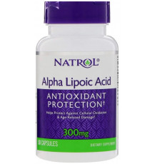 Альфа-ліпоєва кислота Natrol Alpha Lipoic Acid 300 мг 50 капс