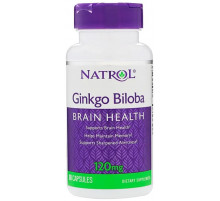 Гінкго білоба Natrol Ginkgo Biloba 120 мг 60 капсул
