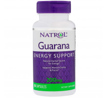 Гуарана для мозку Natrol Guarana 200 мг 90 капсул