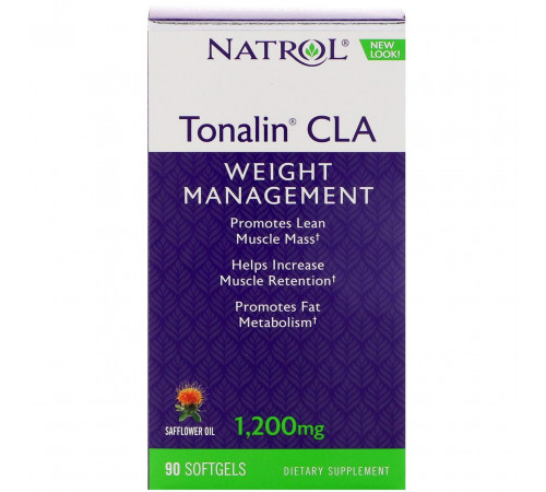 Конъюгированная линолевая кислота  Natrol Tonalin CLA 90 кап