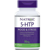 5-гидрокситриптофан для улучшения настроения Natrol 5-HTP 50 мг 45 капс