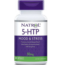 5-гідрокситриптофан Natrol 5-HTP 50 мг 30 капс