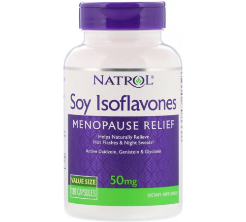 Ізофлавони сої Natrol Soy Isoflavones 50 мг 120 капс