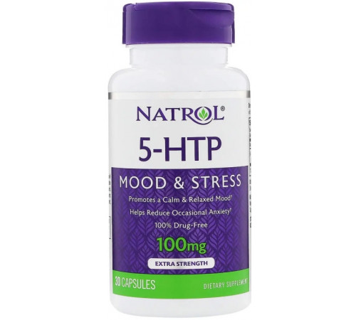 5-гідрокси L-триптофан Natrol 5-НТР 100 мг 30 капс