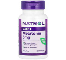 Мелатонін для сну Natrol Melatonin 5 мг 60 таблеток