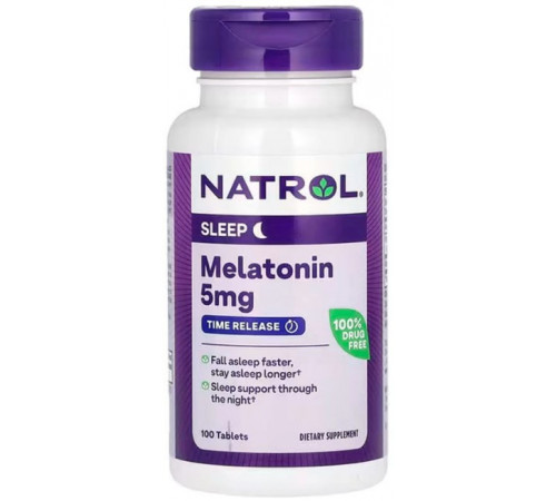 Мелатонін Natrol Melatonin 5 мг 100 таблеток