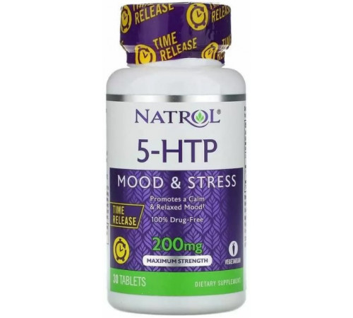 5-гидрокси L-триптофан Natrol 5-HTP 200 мг 30 таблеток