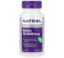 Біотин для волосся Natrol Biotin 10000 мкг 100 таблеток