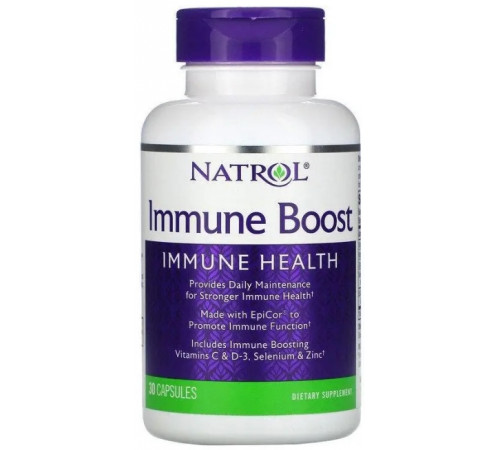 Вітаміни та мінерали для імунітету Natrol Immune Boost 30 капс