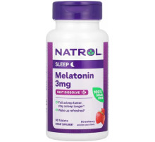Мелатонин для сна Natrol Melatonin 3 мг 90 таб малина