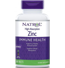 Цинк Natrol High Absorption Zinc 60 таб ананас