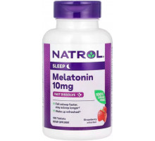 Мелатонин для улучшения сна  Natrol Melatonin 10 мг 100 таб клубника