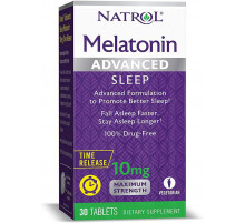 Мелатонин для сна Natrol Melatonin Advanced Sleep 10 мг 30 таб