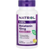 Мелатонін для міцного сну Natrol Melatonin 10 мг 60 таб цитрус